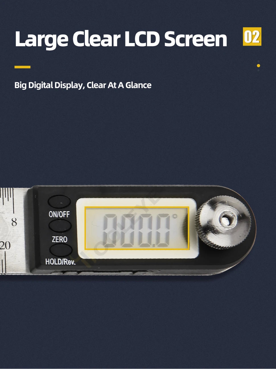 Goniometer Electronic Protractor Digital Gauge Angle Measurement Tool