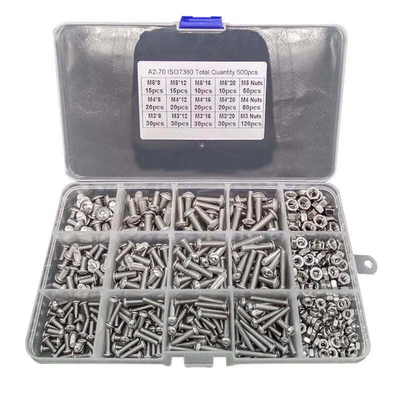 Truss Screw Hex Socket screw nut Combination Suit M3 M4 M5 304