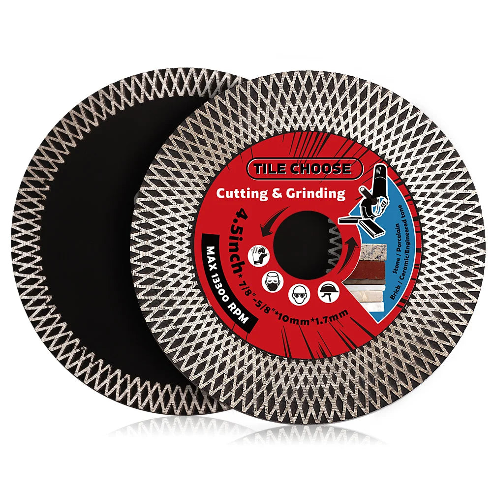 Turbo Diamond Cutting Disc 115–125mm – Porcelain, Tile & Granite