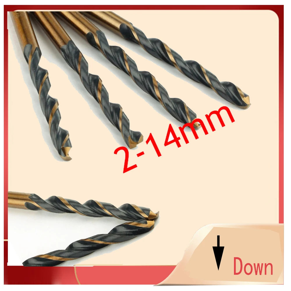 Wholesales 1pc Twist Drill Bit HSS Drill Set 2.0-14.5mm