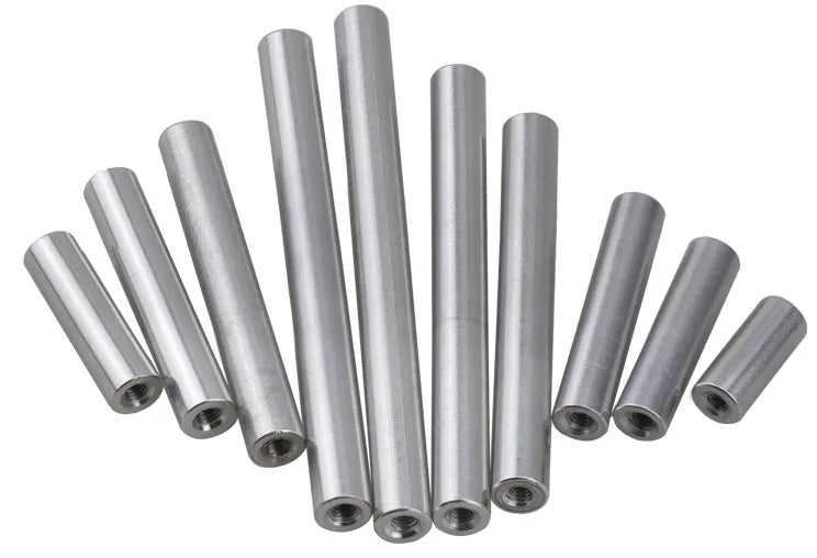 2pcs-10pcs/lot M2 M2.5 M3 M4 M5 M6 M8 M10*L Round aluminum standoff
