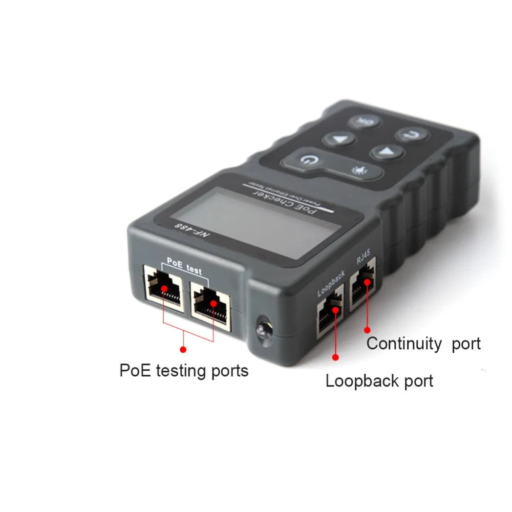 NOYAFA NF-488 LCD PoE Checker & LAN Cable Tester – Cat5/Cat6