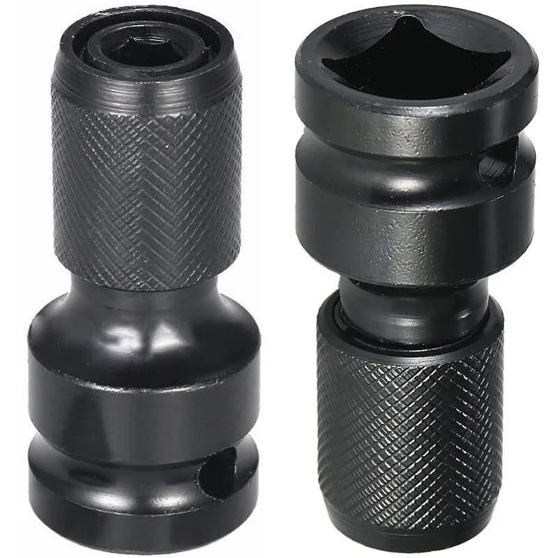 Quick Release 1/2-Inch Square Drive to 1/4-Inch Hex Female Socket