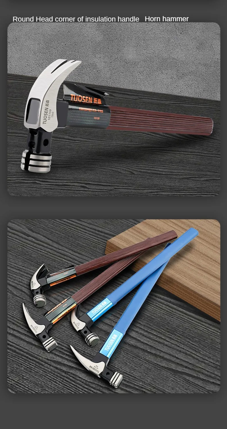 Multifunction Claw Hammer Woodworking Tools Magnetic Hammer
