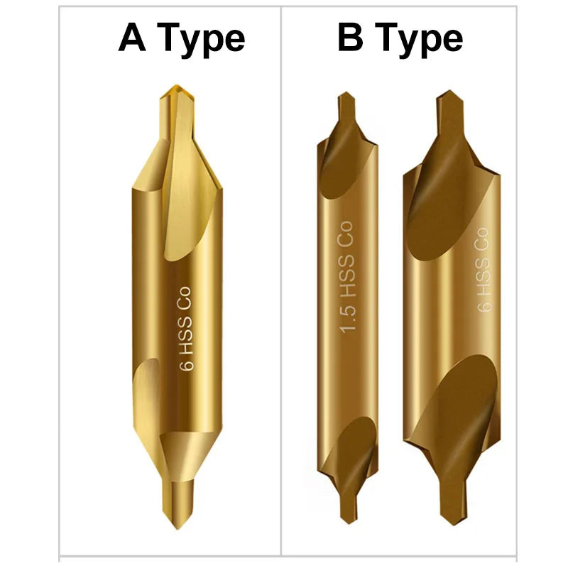 M35 Cobalt Center Drill Bit 60 Degree Countersink Drill Stainless