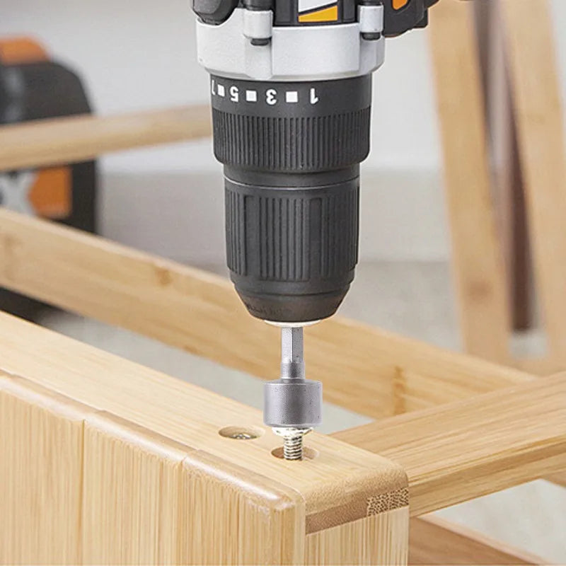 Hex Shank Hexagon Nut Driver Drill Bit Steel Socket Electric