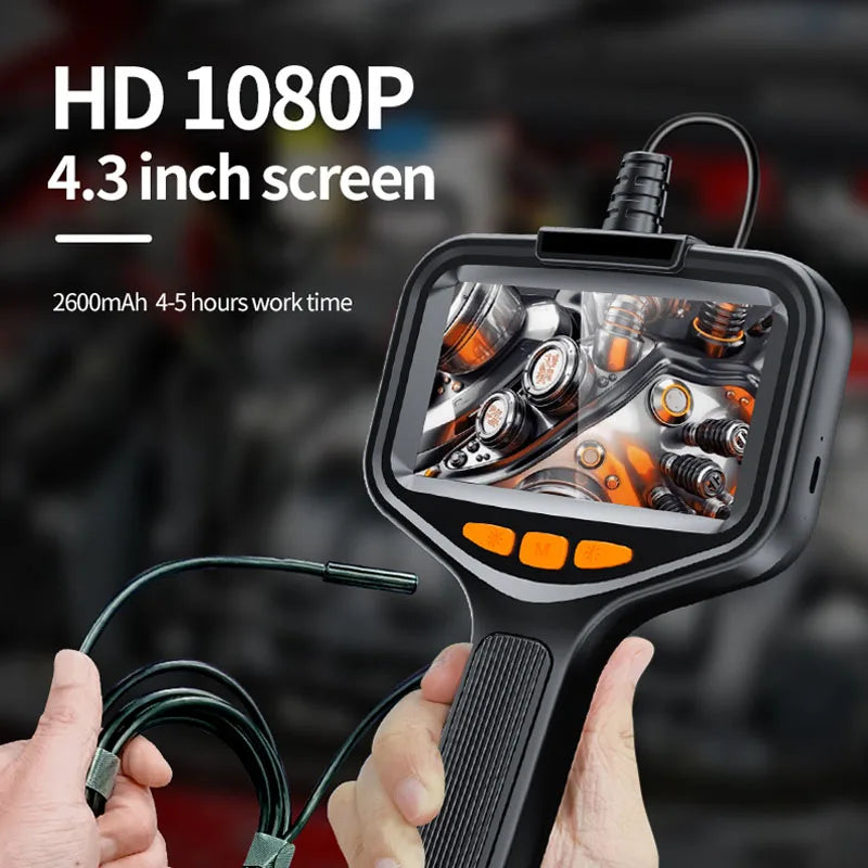 Single & Dual Industrial Endoscope Camera 4.3'' LCD Digital Handheld