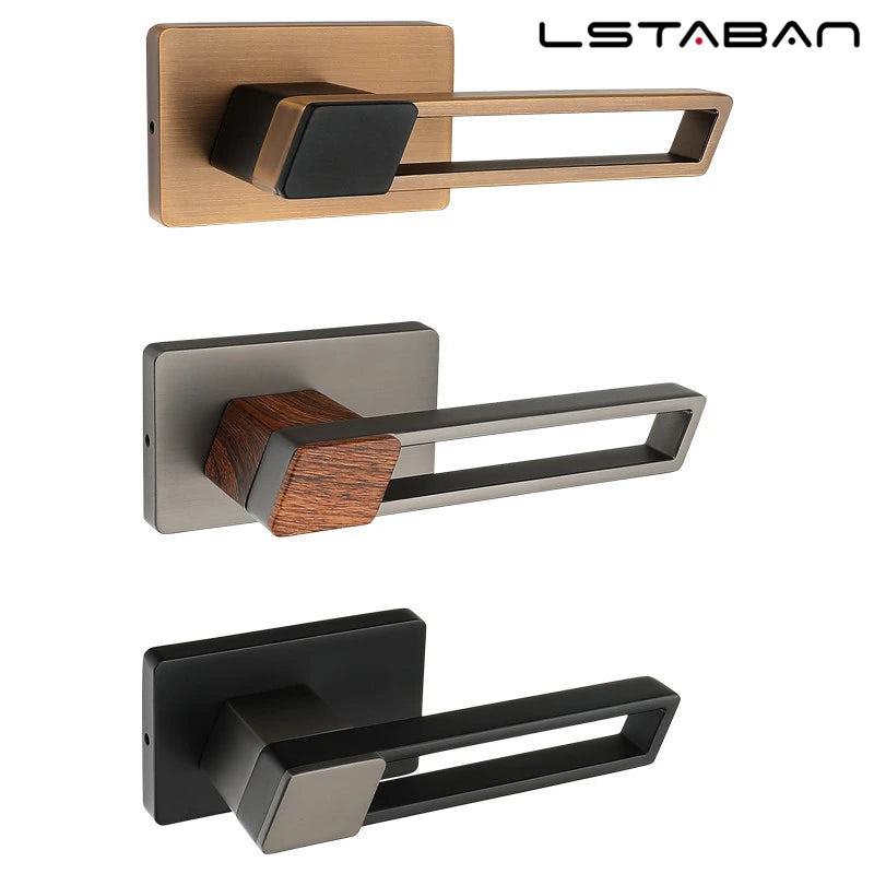 Interior Zinc Alloy Silent Anti-theft Door Lock Security Mute Door