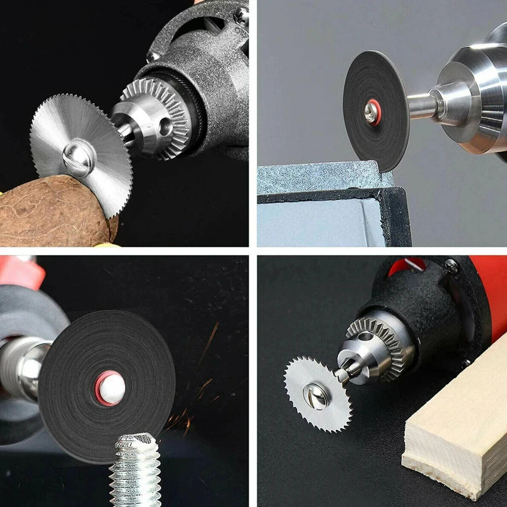 31pc Cutting Discs HSS Circular Saw Mini Drill Rotary Tool Multi-Size