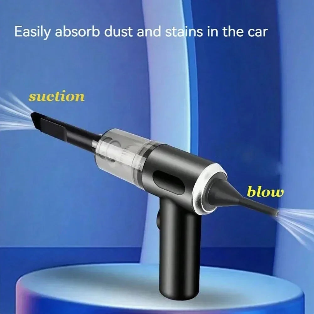 120W Cordless Handheld Vacuum Cleaner – Dual Use Home & Car