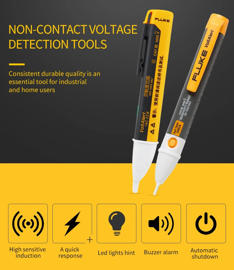 FLUKE 1AC-C2II / 2AC Non-contact Voltage Test Tool Electrical