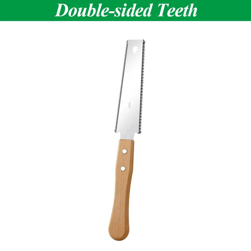 Japanese Style Hand Saw Non-slip Wooden Handle Pull Saw Flush Cut Saw
