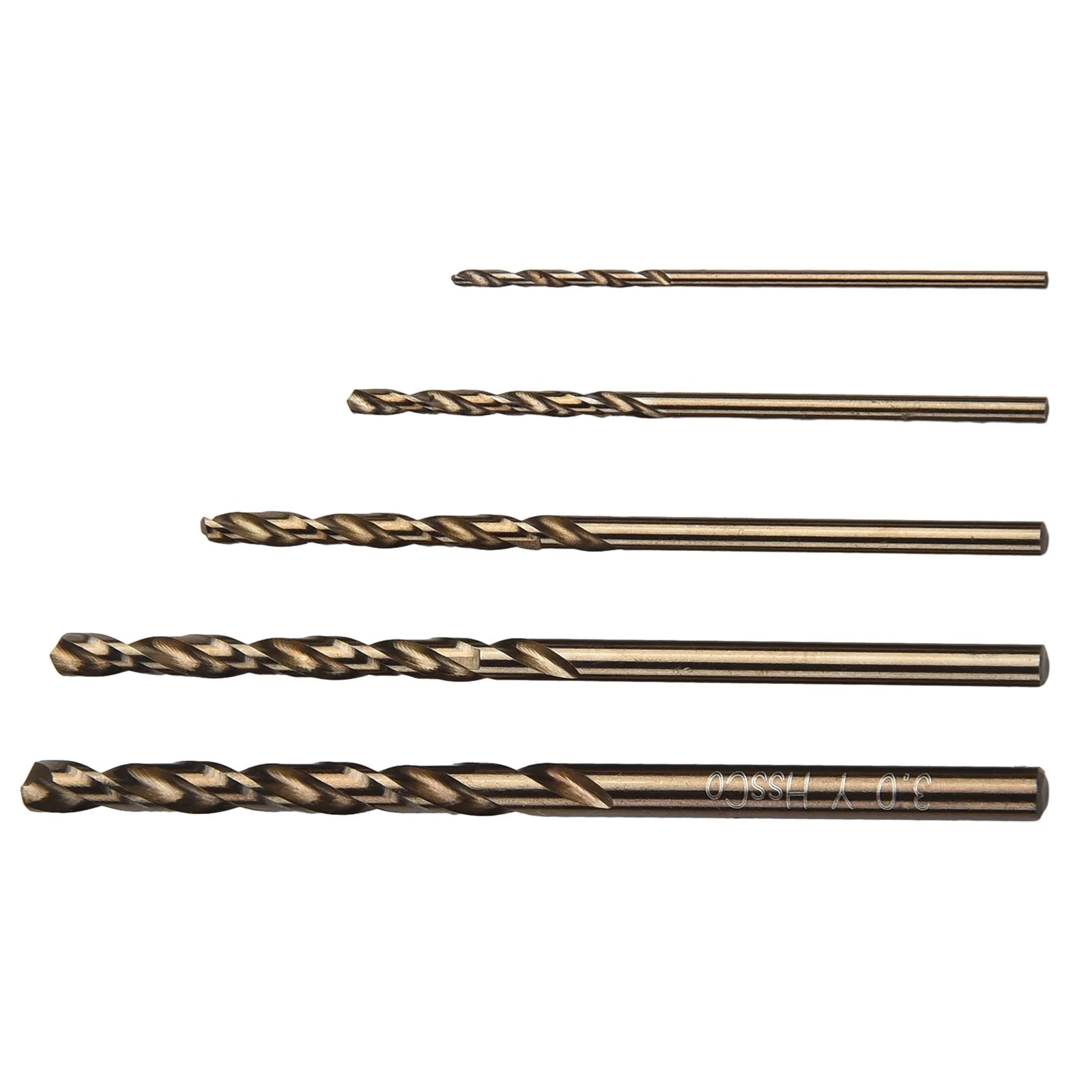 5pcs HSS M35 Cobalt Drill Bit 1mm 1.5mm 2mm 2.5mm 3mm Drill Bit Hole