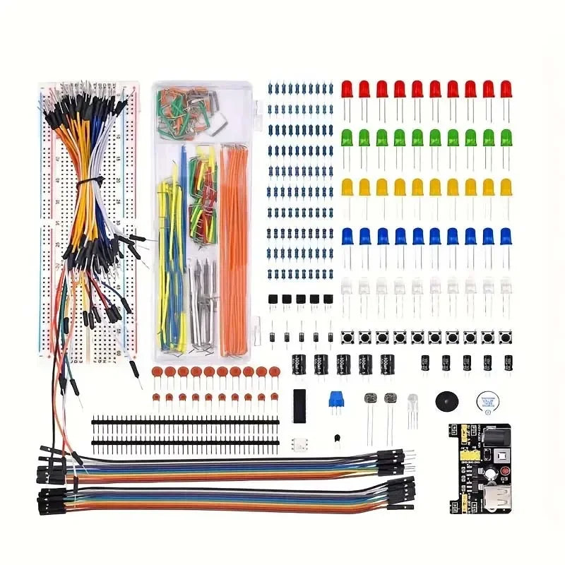 830-Piece Arduino UNO R3 Electronics Starter Kit with Breadboard