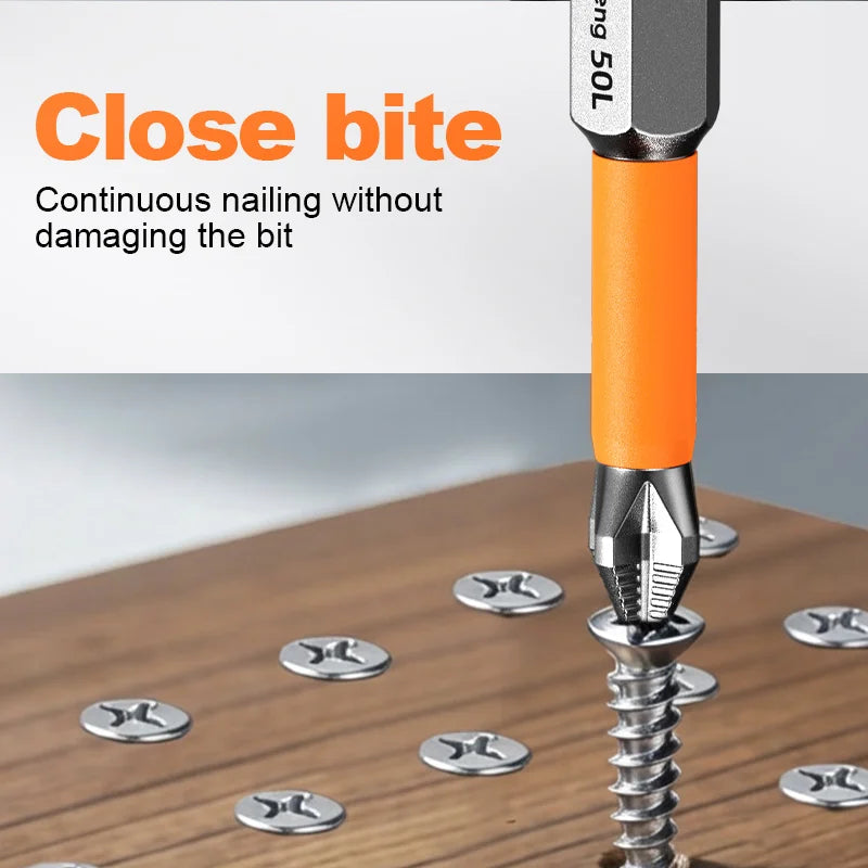 Anti Slip bits Magnetic Screwdriver bit Set S2 Alloy Steel Impact