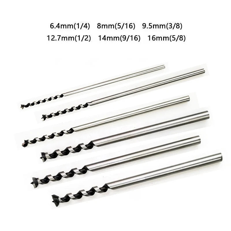 6-16mm HSS Square Hole Drill Woodworking Drill Tools Auger Mortising
