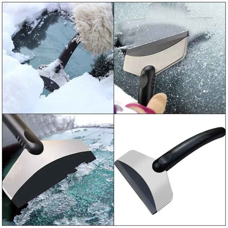 2Pcs Multifunction Car Snow Shovel Winter Windshield Defrosting Ice