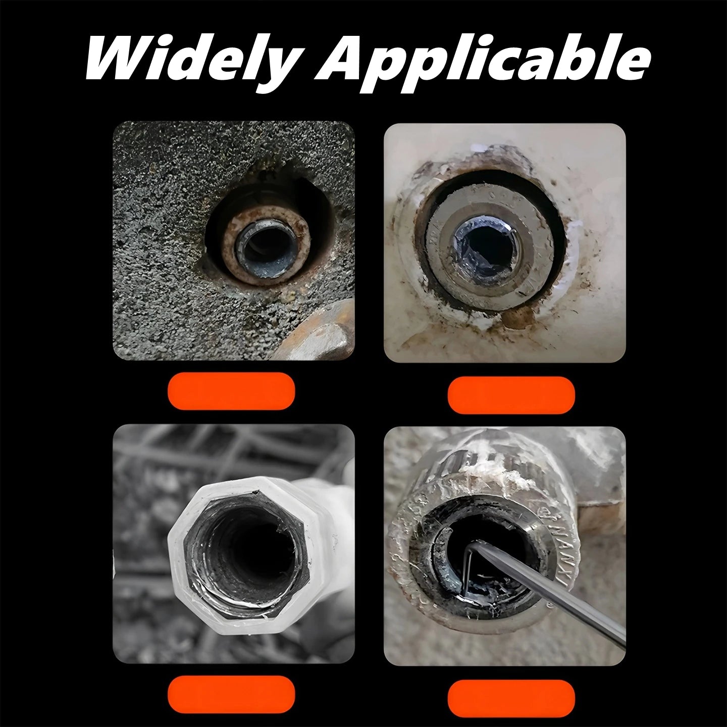 Faucet Angle Valve Broken Wire Extractor 4 / 6 Points Broken Pipe