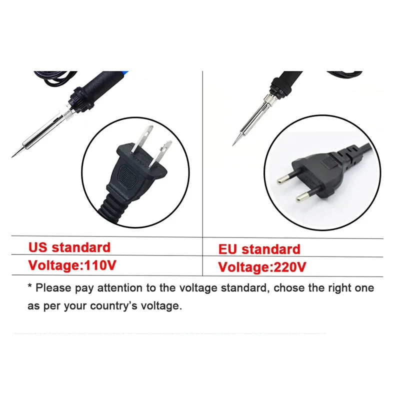 60W Adjustable Temperature Electric Soldering Iron Welding Iron