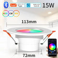TUYA  LED Downlight Dimmable AC85-265V 10W 15W  Intelligent Graffiti