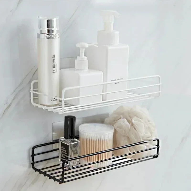 Bathroom Corner Triangle Shelf Wall Mounted Storage Shelves Shampoo