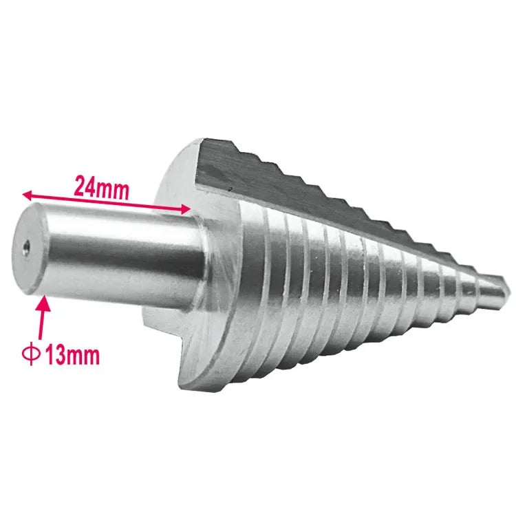 5-35MM High Speed Steel Step Drill Bit Wood Metal Drilling Bit HSS