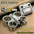NEW GT3 Mini With LED Foldable Drones GPS 4K/8K HD Dual Cameras