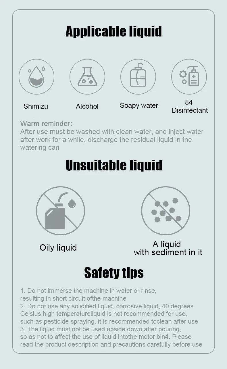 HOMEFISH 2L Electric Spray Bottle – USB Automatic Watering & Fogger