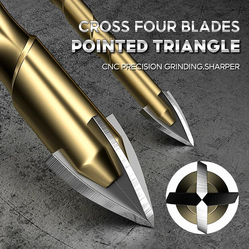 High Hardness Glass Four Edge Drilling 6mm Overlord Drill Tile Bit