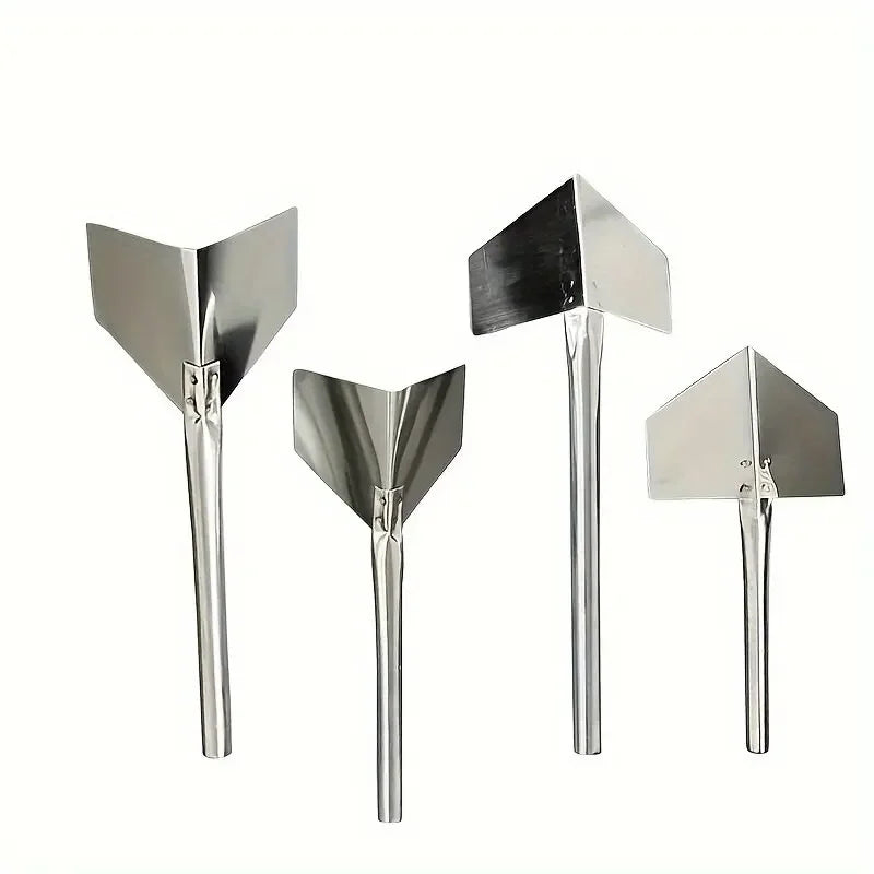 4PC Stainless Steel Putty Knife Drywall Scrapers for Construction
