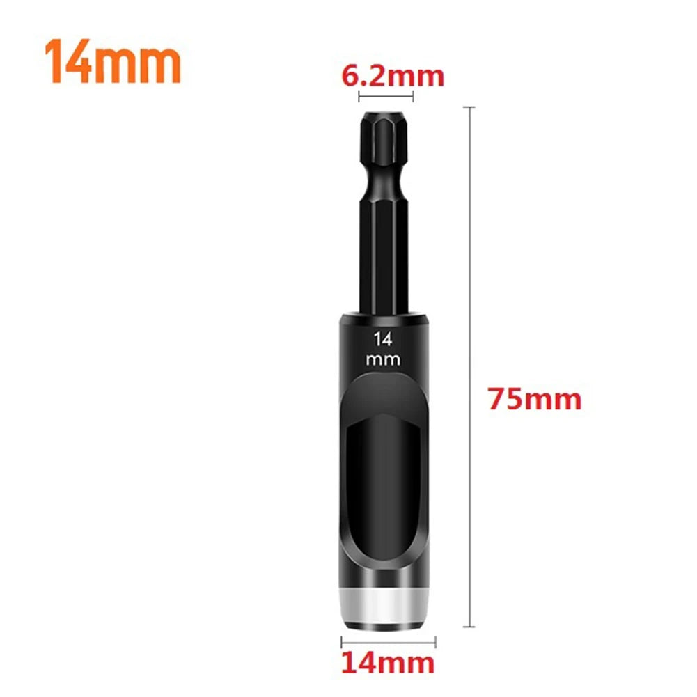 1/5pcs Leather Craft Hollow Hole Punches Hex Shank Adapter Hollow