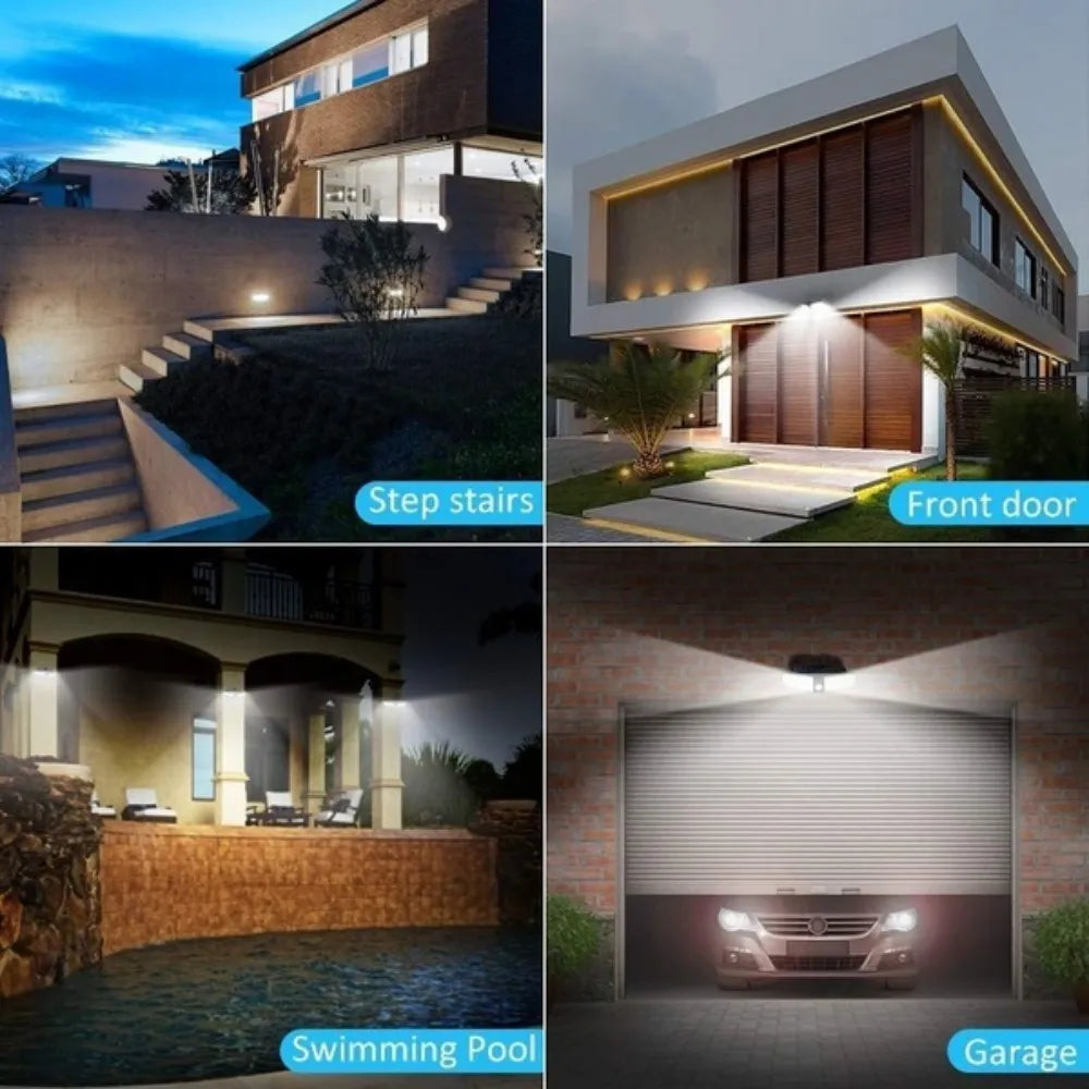 Powerful Solar Security LED Lights Outdoor Decor Sensor Motion 3