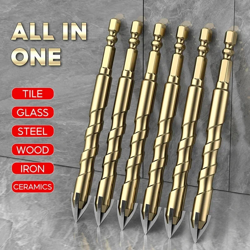 High Hardness Glass Four Edge Drilling 6mm Overlord Drill Tile Bit