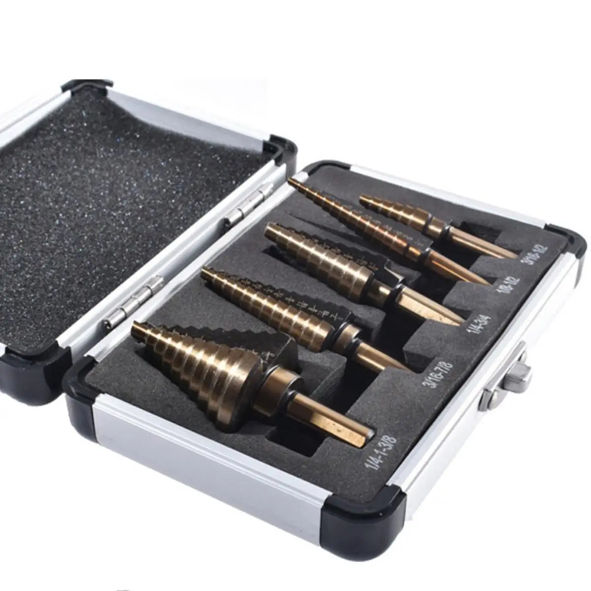 5-in-1 multi-step drill bit, high-precision drilling step drill bit