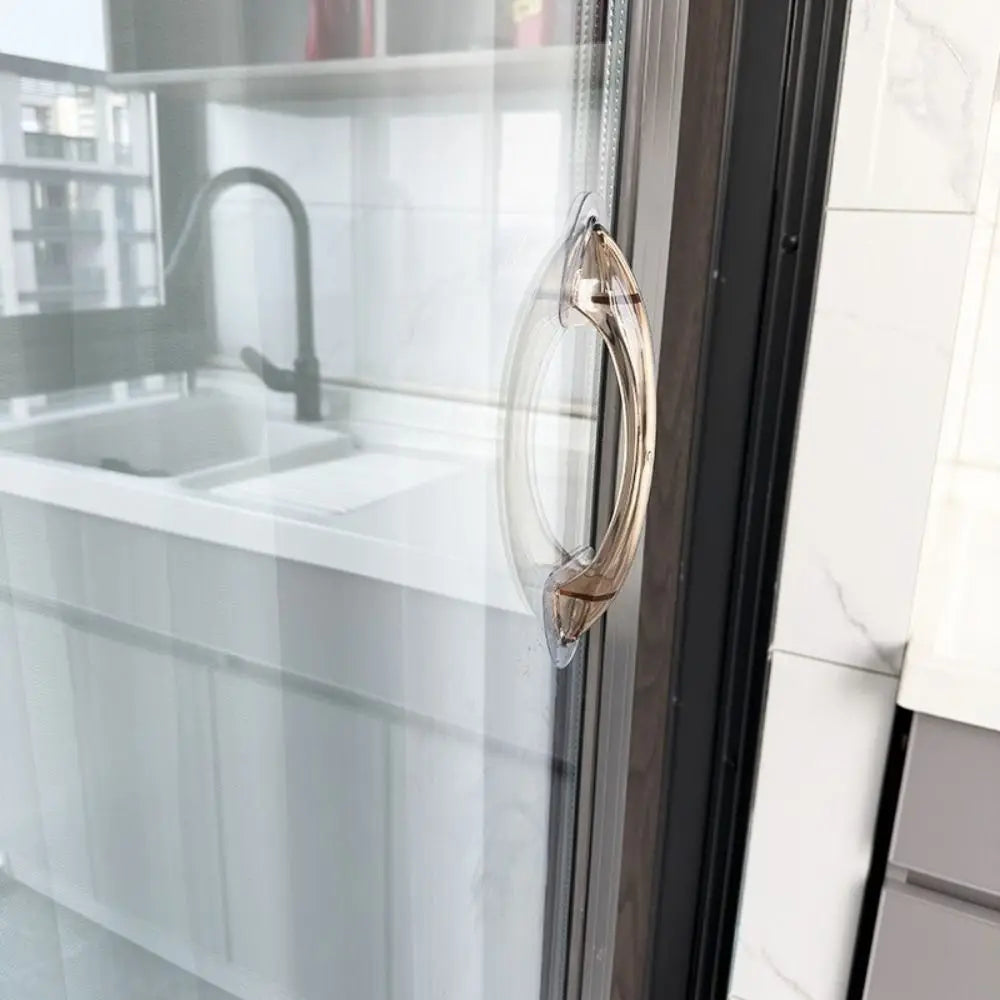 Self-adhesive Suction Cup Door Handle Non-slip Safe Grip No-punching