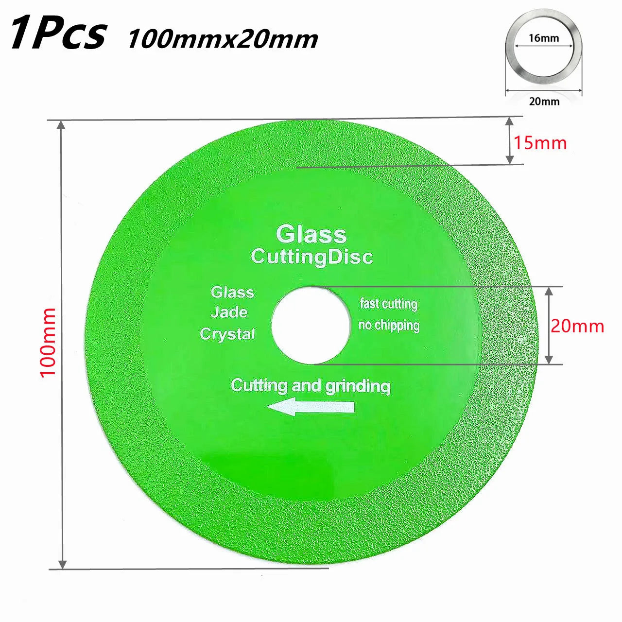 100/115/125mm Glasscutting blade Ceramic tile Jade crystal wine