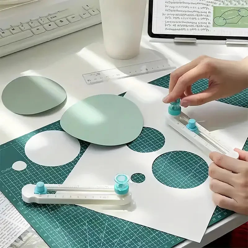 360° Adjustable Circle Cutter - Precision Scrapbooking Tool