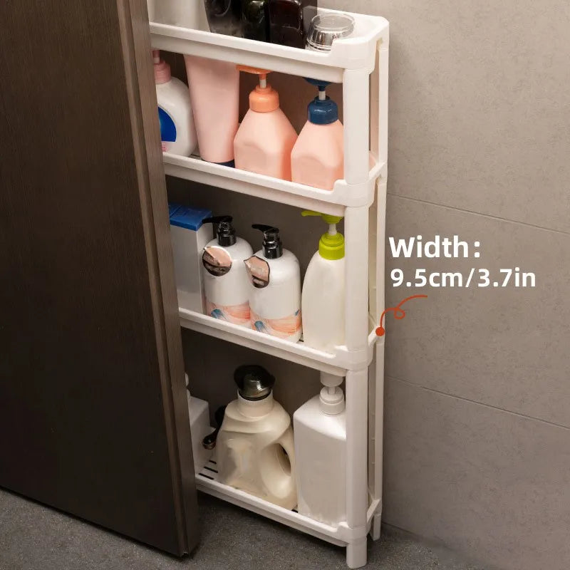 Behind The Door Storage Cabinet Bathroom and Kitchen Storage Rack