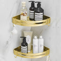 Bathroom Shelf Corner shelf Bath Storage Holder Wall Mounted Brushe...
