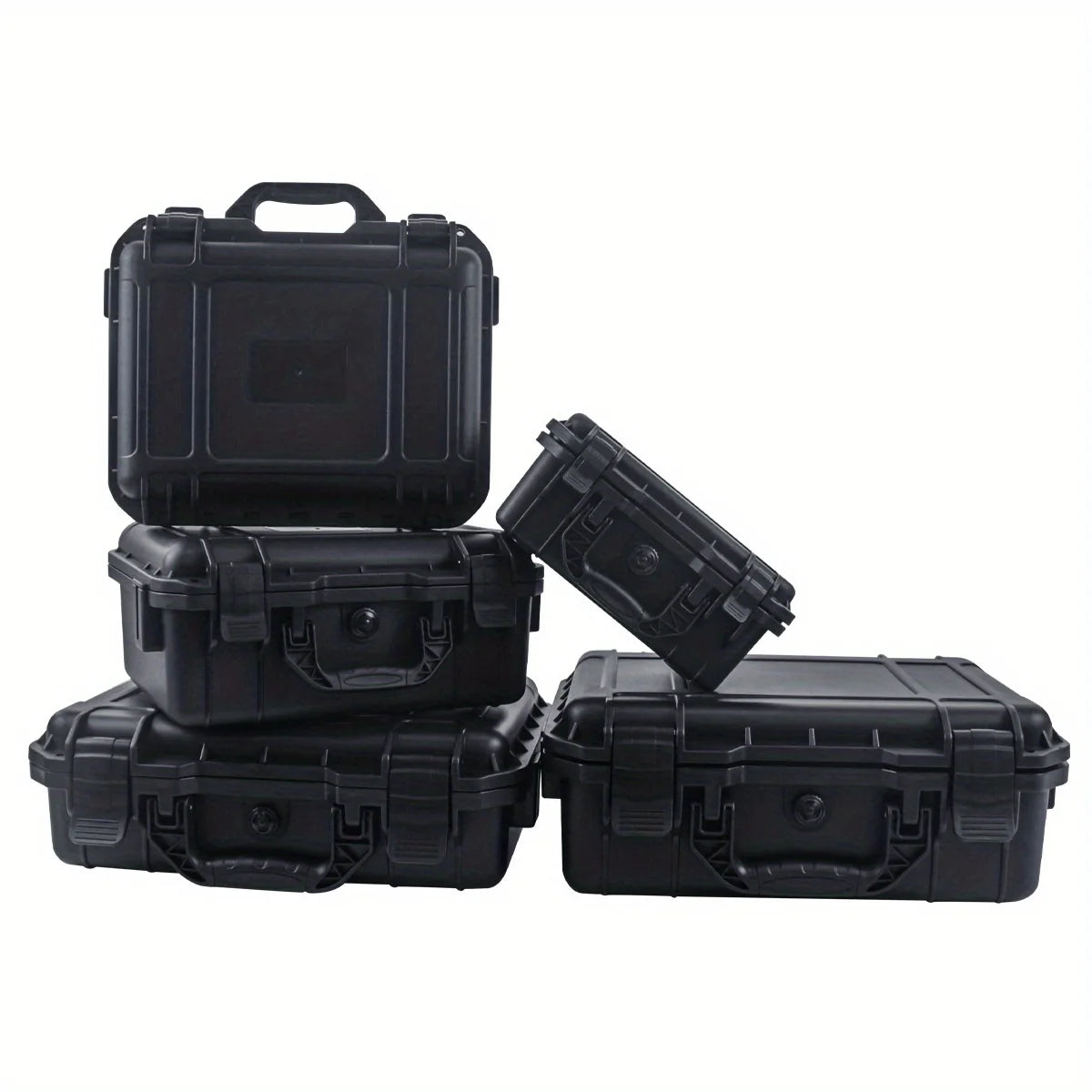 1pc Waterproof Hard Carry Case Bag Tool Case With Pre-cut Sponge