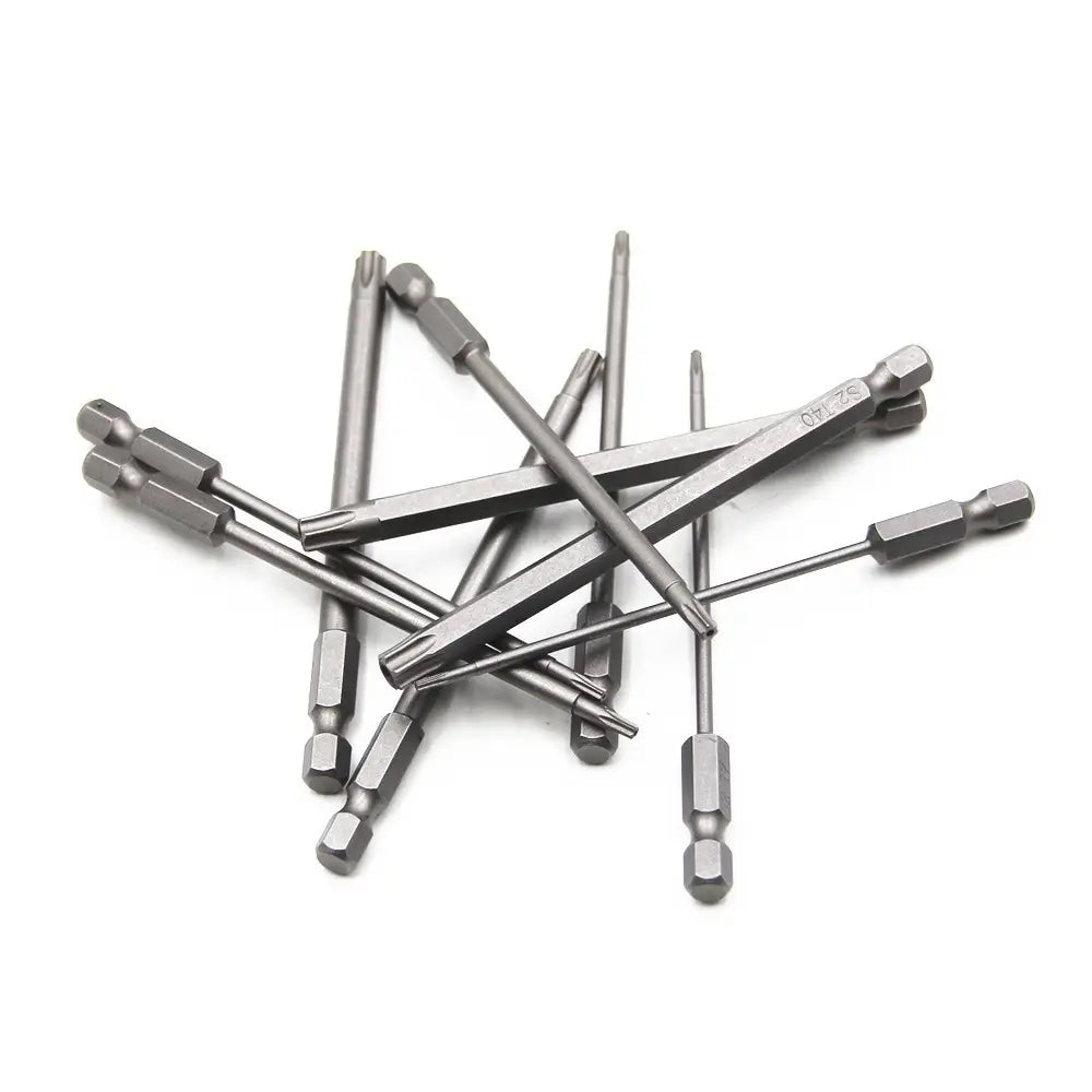12Pcs Hex Bits Driver Tamper Proof Security Drill Magnetic Bit Set