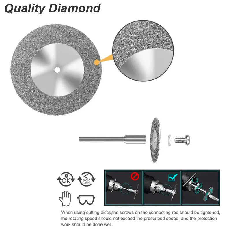 Diamond Cut-Off Disc – Mini Circular Saw Wheel for Stone, Glass & Ceramic