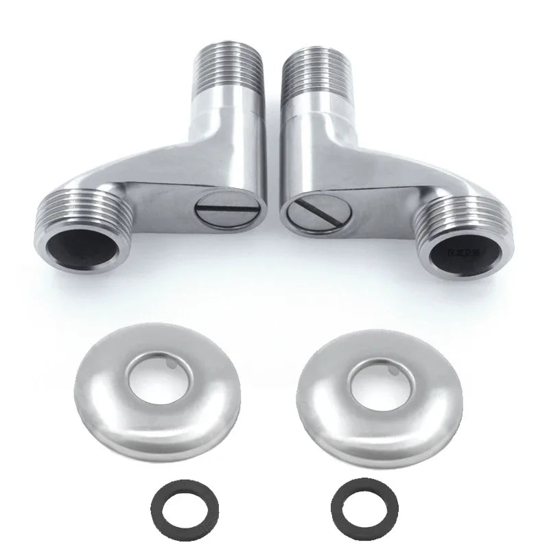 Width Adjustable Angle Valve Replacement Shower Faucet Adapter Part