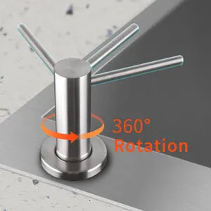 Solid 304 Stainless Steel Soap Dispenser for Kitchen Sink
