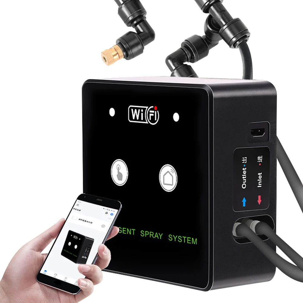 WiFi Smart Terrarium Misting System – 360° Timed Reptile Fogger