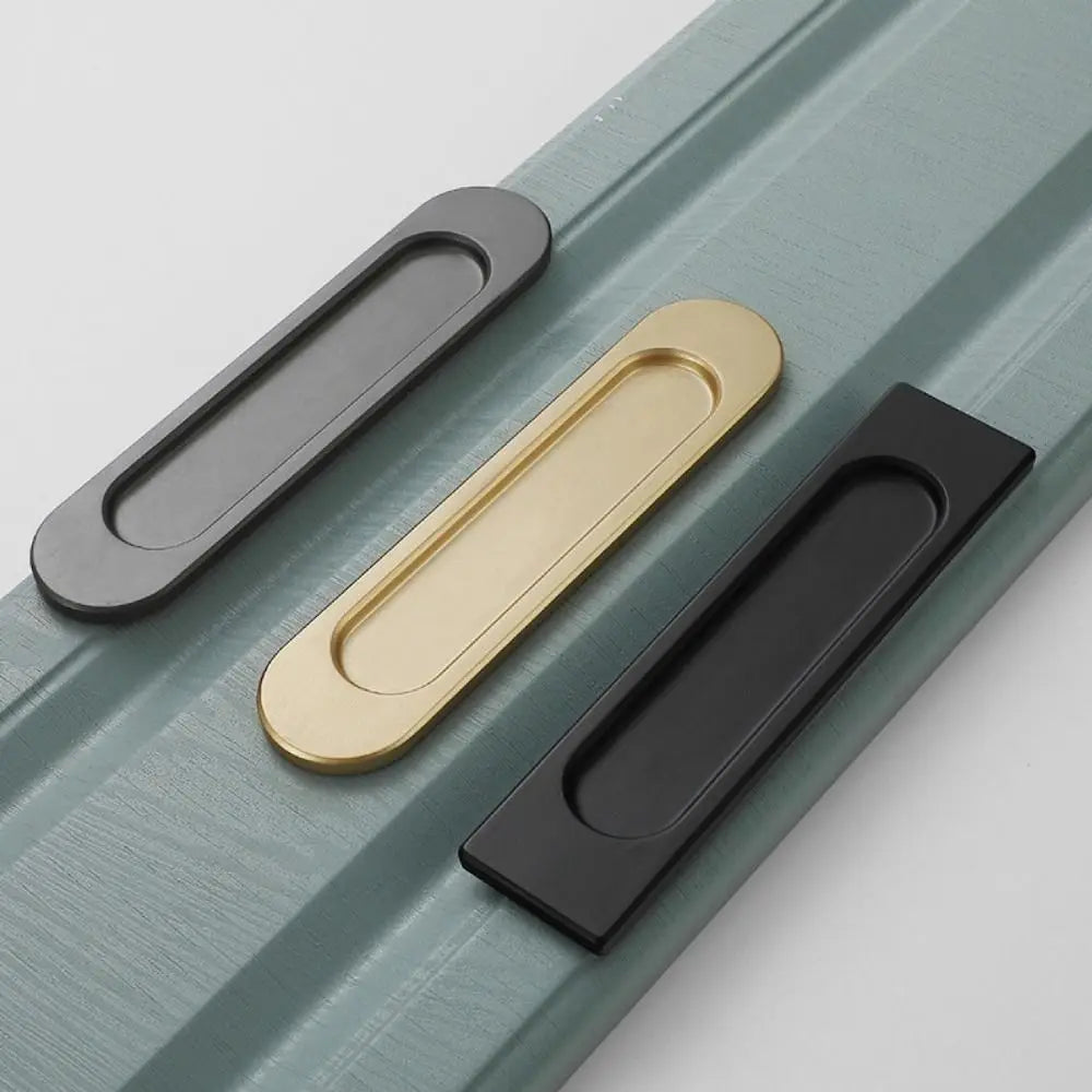 Double-sided Self-adhesive Handle Black/Grey/Gold Aluminum Alloy