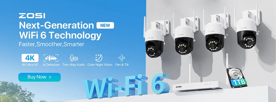 ZOSI 4K 8MP 5MP POE Video Surveillance Kit 8CH H.265 Home CCTV NVR