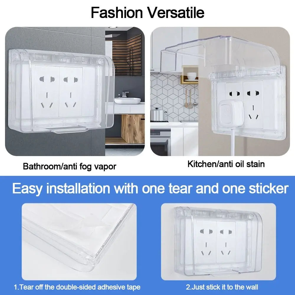 Wall-mounted Switch Protective Cover Self-Adhesive 86 Type Protection