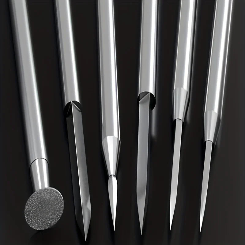 12PCS Wood Carving Drill Bit Set (3mm Shank) for Rotary Tools