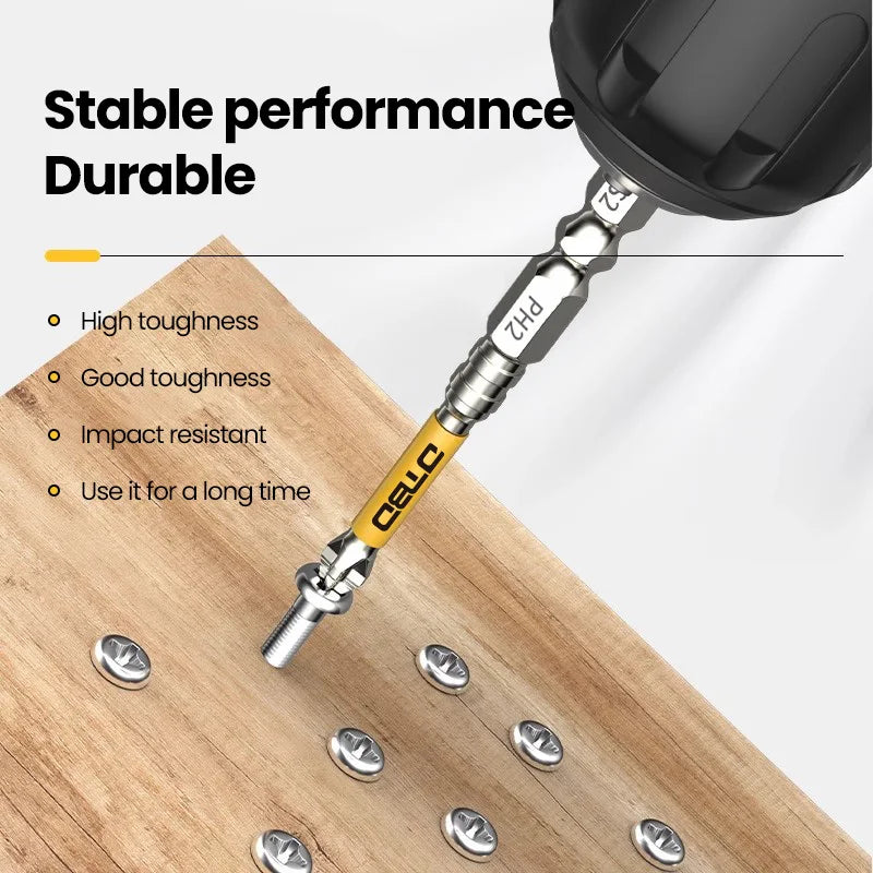 5PCS Ph2 Non-slip Cross Screwdriver Bits Set High Hardness Electric